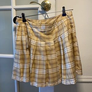 NWT Plaid Skirt